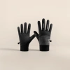 Black sports gloves are breathable, anti-slip, thickened and warm, suitable for both men and women details Picture
